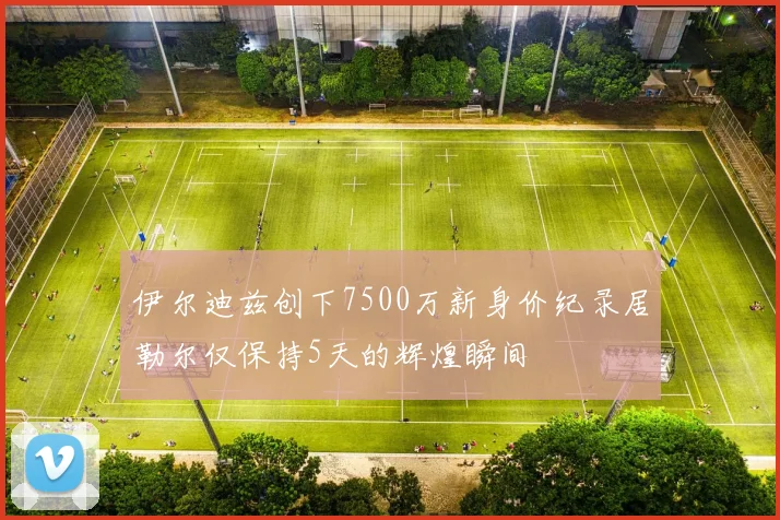 伊尔迪兹创下7500万新身价纪录居勒尔仅保持5天的辉煌瞬间